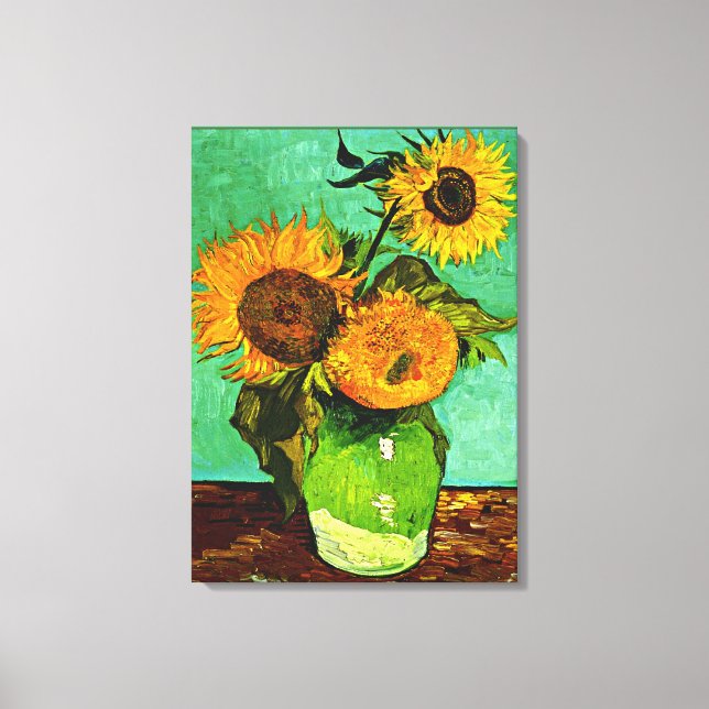 Van Gogh - Sunflowers (3) Canvas Print (Front)