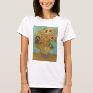 Van Gogh - Sunflowers, 3rd Version, Repetition T-Shirt