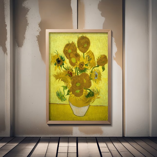 Van Gogh - Sunflowers, 4th Version, Repetition Poster (Creator Uploaded)