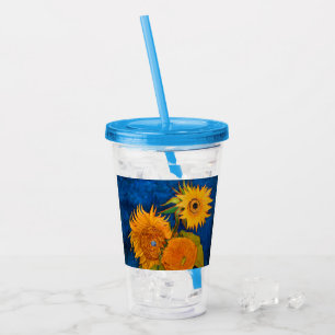 Van Gogh Sunflowers Acrylic Tumbler