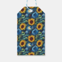 Van Gogh sunflowers and starry night