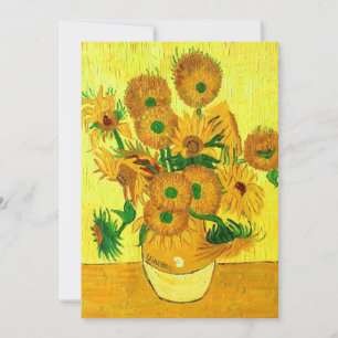 Van Gogh Sunflowers Announcement