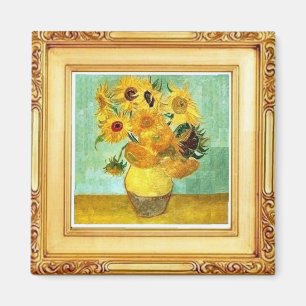 Van Gogh - Sunflowers - Art Magnet
