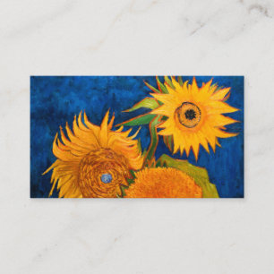 Van Gogh Sunflowers Enclosure Card