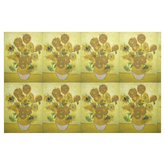 Van Gogh Sunflowers Fabric (Fat Quarter)
