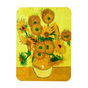 Van Gogh Sunflowers Magnet