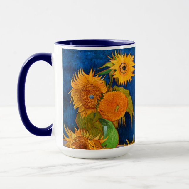 Van Gogh Sunflowers Mug (Left)