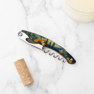 Van Gogh Sunflowers Painting Corkscrew