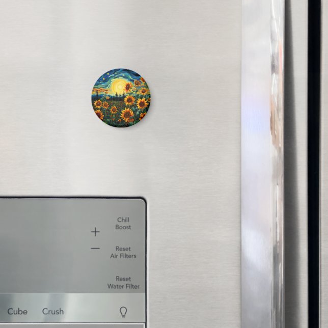  Van Gogh Sunflowers Painting Magnet (In Situ (Fridge))