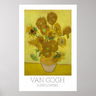 Van Gogh Sunflowers Print Impressionist Fine Art
