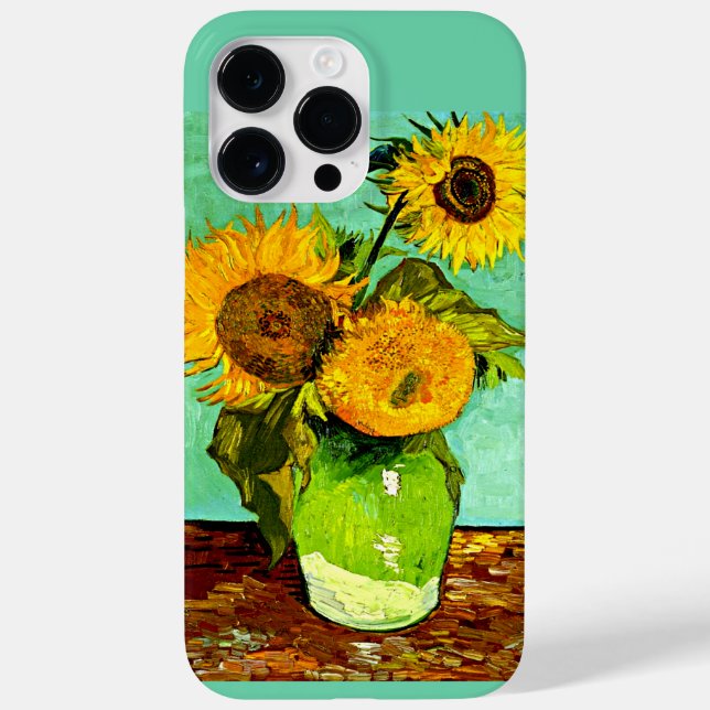 Van Gogh - Sunflowers, Three, Case-Mate iPhone Case (Back)