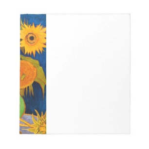 Van Gogh Sunflowers Updated Notepad