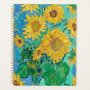 Van Gogh Sunflowers Yellow Flowers Floral Planner