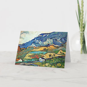 Van Gogh - The Alpilles Mountain Landscape Card