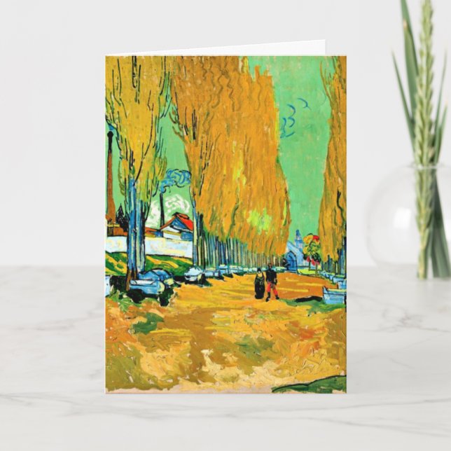 Van Gogh - The Alyscamps Card (Front)