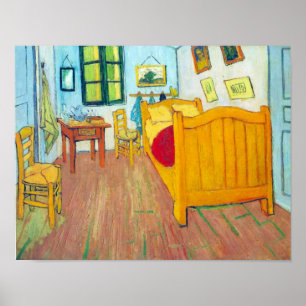 Van Gogh - The bedroom in Arles Saint-Remy Poster