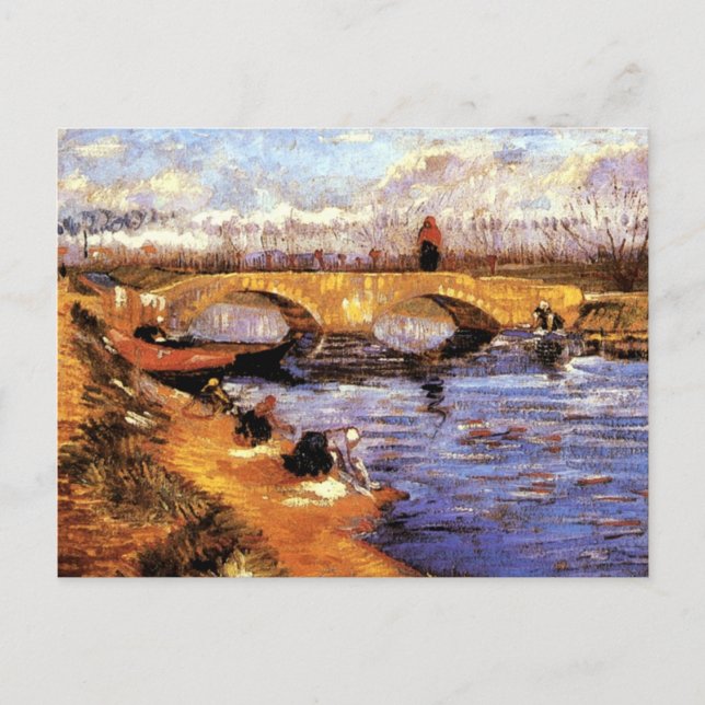 Van Gogh - The Gleize Bridge Postcard (Front)