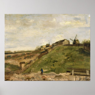 Van Gogh - The Montmartre Hill With Quarry Poster