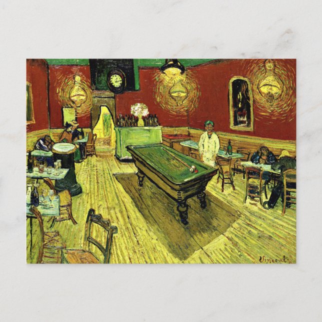 Van Gogh - The Night Cafe Postcard (Front)