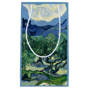 Van Gogh The Olive Trees Landscape Painting Small Gift Bag