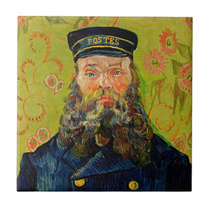 Van Gogh The Postman Portrait Ceramic Tile