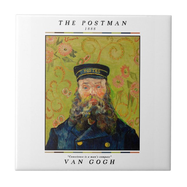 Van Gogh | The Postman Tile (Front)