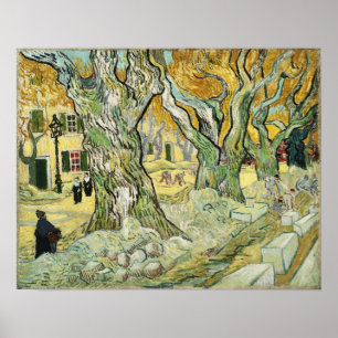 Van Gogh - The Road Menders Poster