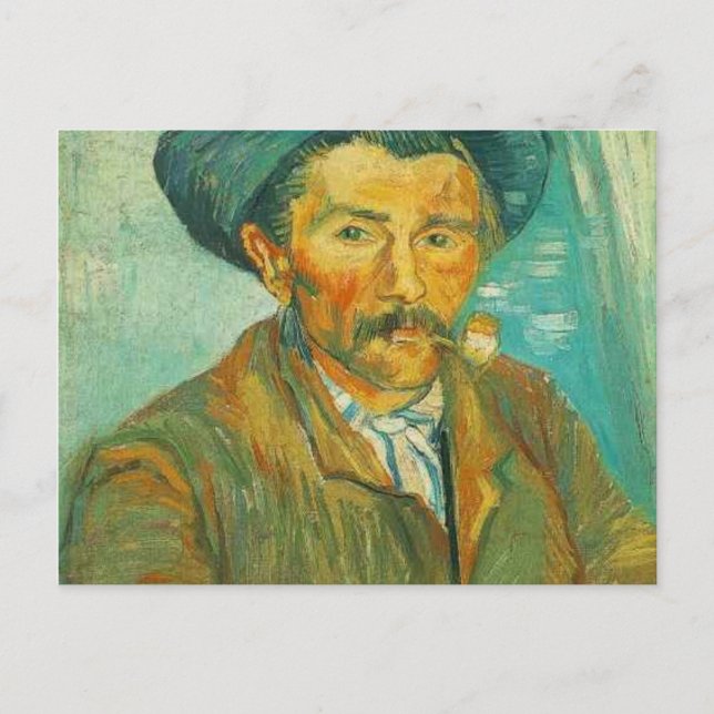 van gogh the smoker postcard (Front)