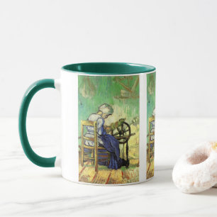 Van Gogh, The Spinner, Vintage Impressionism Art Mug