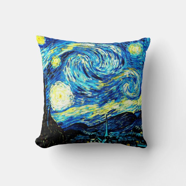 Van Gogh - The Starry Night Cushion (Front)