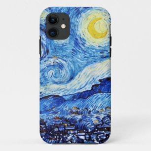 Van Gogh - The Starry Night - White Christmas Post Case-Mate iPhone Case