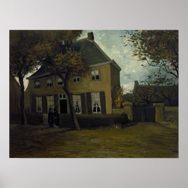 Van Gogh - The Vicarage Nuenen Poster (Front)