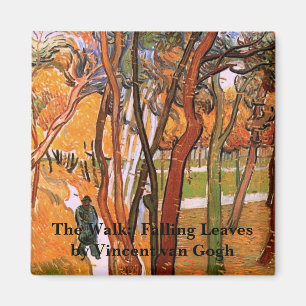 Van Gogh The Walk: Falling Leaves, Vintage Art Magnet