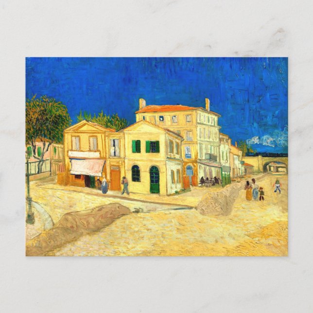 Van Gogh, The Yellow House,  Postcard (Front)