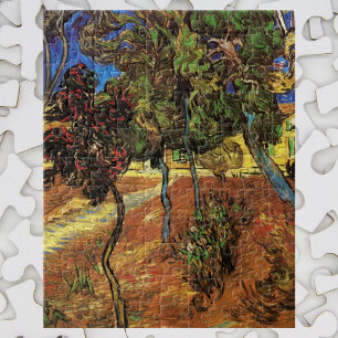 Van Gogh Trees in the Garden, Saint Paul Hospital Jigsaw Puzzle