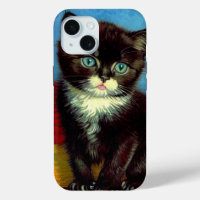 Van Gogh Tuxedo Cat 