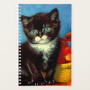 Van Gogh Tuxedo Cat Planner