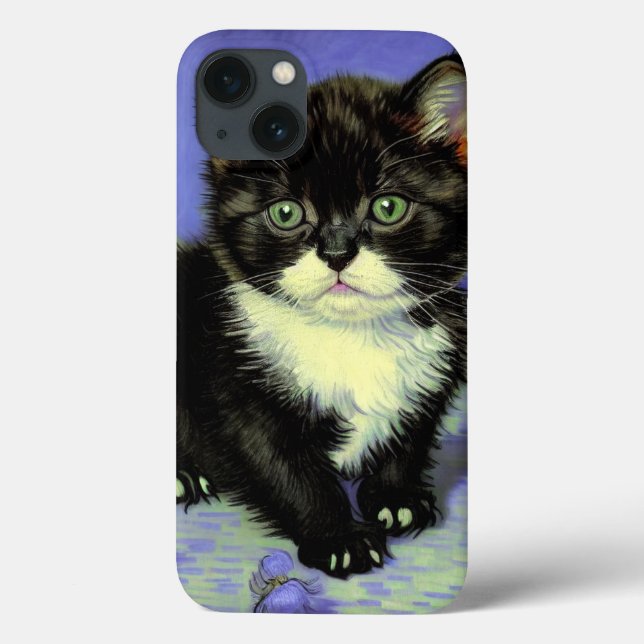 Van Gogh Tuxedo Kitten Case-Mate iPhone Case (Back)