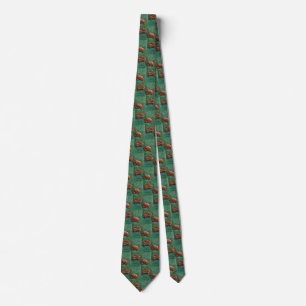 Van Gogh Two Crabs Green Impressionist Art Tie