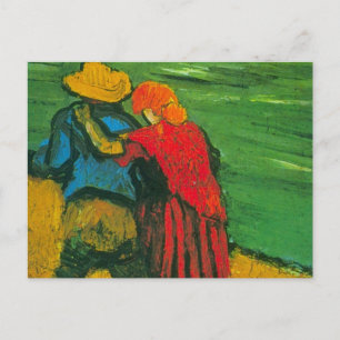 Van Gogh Two Lovers Postcard