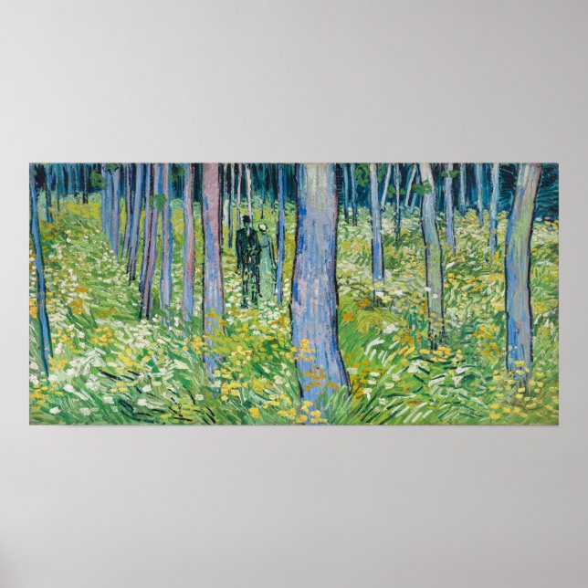 Van Gogh - Undergrowth With Two Figures Poster (Front)