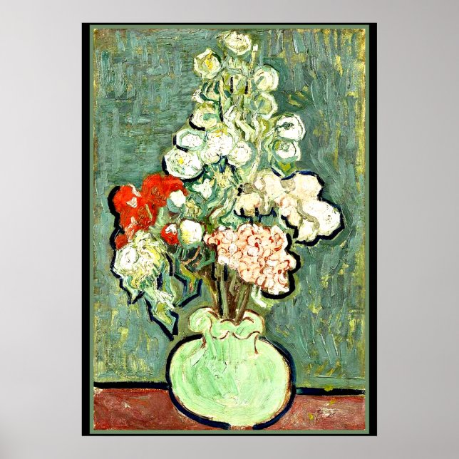Van Gogh - Vase of Flowers, 1890 Poster (Front)