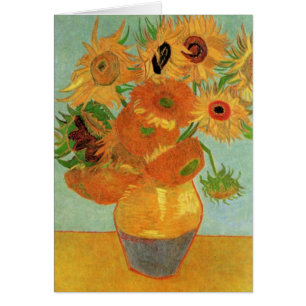 Van Gogh Vase with 12 Sunflowers, Flowers Fine Art