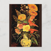 Van Gogh - Vase with Asters, Salvia, Other Flowers