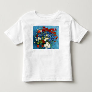 Van Gogh Vase with Cornflowers and Poppies Toddler T-Shirt