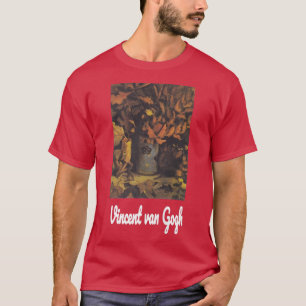 Van Gogh Vase with Dead Leaves Retro Vincent van T-Shirt