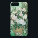 Van Gogh Vase with Pink Roses Floral Painting Case-Mate iPhone Case<br><div class="desc">Vincent van Gogh (Dutch, 1853 - 1890) Vase with Pink Roses, 1890, Oil on canvas, 71 cm x 90 cm. Painted in the psychiatric hospital at Saint-Remy, before Van Gogh was set to check out. The painting reflects the optimism he had for his future, both in his choice of colour...</div>