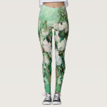Van Gogh Vase with Pink Roses Vintage Floral Art Leggings<br><div class="desc">Vincent van Gogh (Dutch, 1853 - 1890) Vase with Pink Roses, 1890, Oil on canvas, 71 cm x 90 cm. Painted in the psychiatric hospital at Saint-Remy, before Van Gogh was set to check out. The painting reflects the optimism he had for his future, both in his choice of colour...</div>