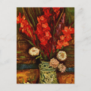 Van Gogh - Vase with Red Gladiolas Postcard