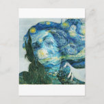 Van Gogh Venus Postcard<br><div class="desc">Postcard Vertical Template</div>